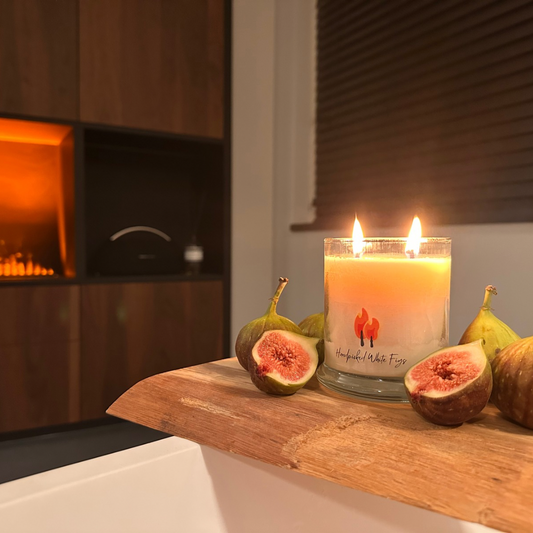 Handpicked White Figs: de handgemaakte geurkaars met vijgengeur die luxe en rust brengt