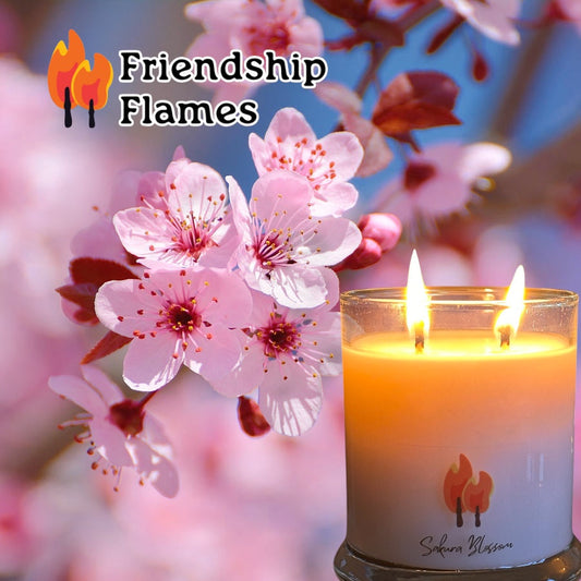 🌸 Leontine Borsato’s favoriete geur: Sakura Blossom van Friendship Flames