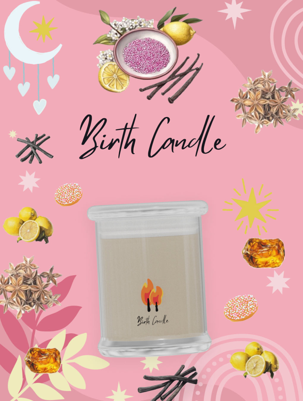 Birth Candle (It’s a Girl)